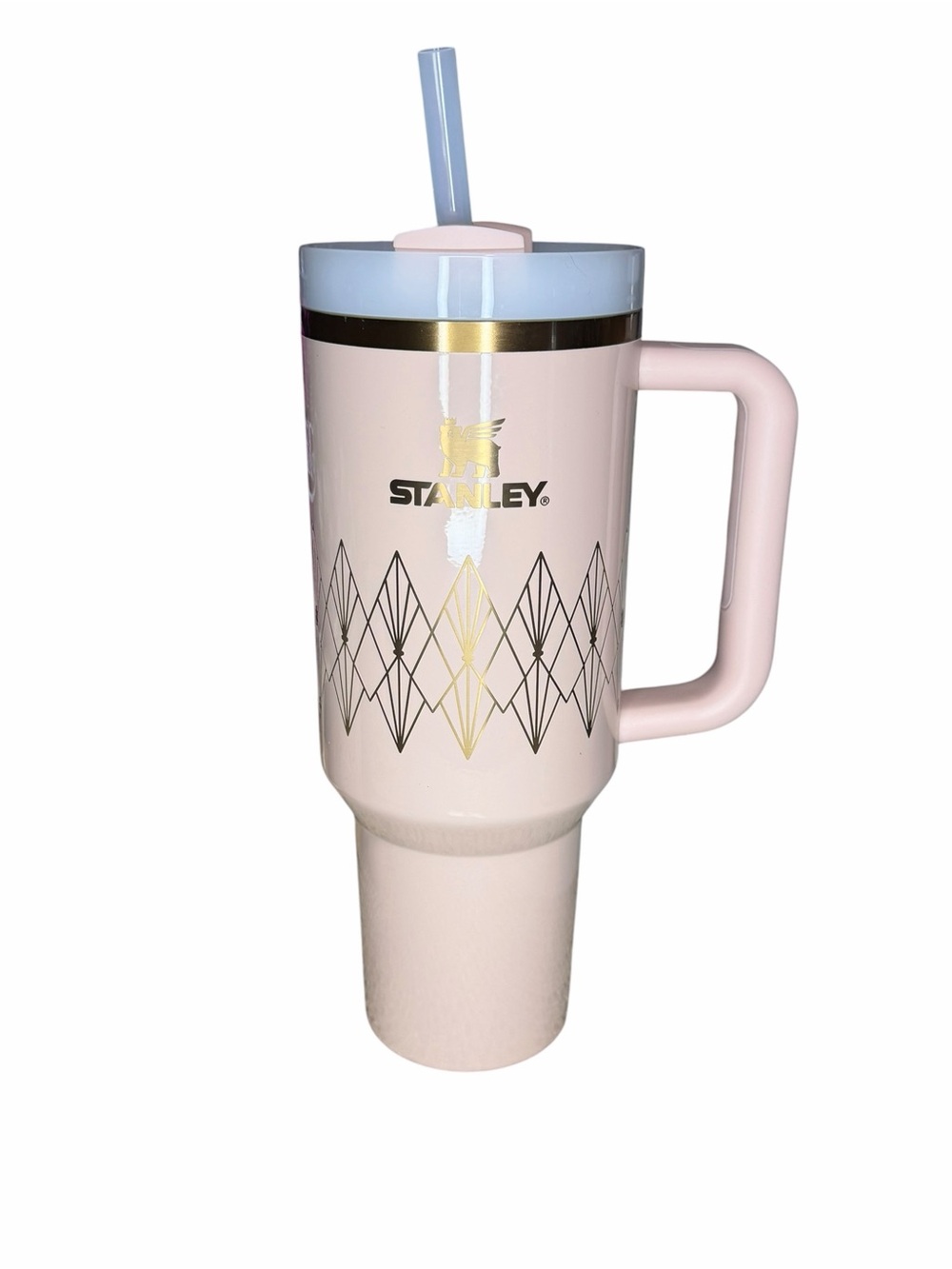 Stanley Pink and Gold Insulated Travel Mug with Handle. NWOT - Picture 2 of 7